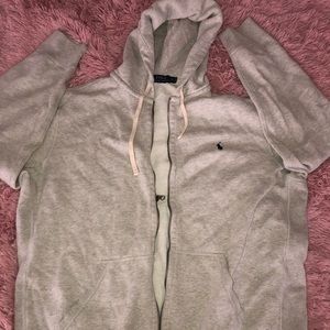 Polo Thermal/Fleece Zip Up Hoodie